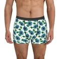 thumbnail image 2 of Bingfone Blue Sunflowers Men's Underwear - Casual Stretch Boxer Briefs-Small, 2 of 7