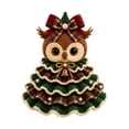 thumbnail image 6 of DIY Christmas Tree Crochet Kit, Handmade Ornament Set with Pearl Beads Bell Bow Yarn Hook, Beginner Friendly Craft for Adults, Multicolor, 20x20 cm, Cloth, 6 of 9