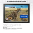 thumbnail image 2 of ArtToFrames 15x11.2 Inch - 28.5x38 CM Multi Puzzle Frame for 100 piece Puzzles.2.00 Inch Custom Wood Puzzle Frames, Monticello - Comes with Regular Glass, 2 of 6