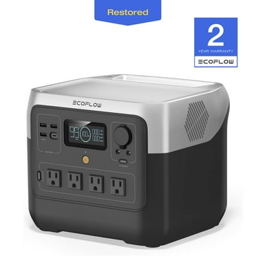 EF EcoFlow Portable Power Station RIVER 2 Pro 700,716Wh LFP Battery,1600W Solar Generator for Outdoor,Home Use, Certified Restored