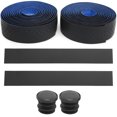 thumbnail image 1 of Estilo de estampado 1 par de cintas de manija de bicicleta de carretera, cintas de envolvente de manija de bicicleta antideslizante (azul negro), 1 of 10