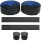 thumbnail image 1 of Cintas para manillar de bicicleta antideslizantes para bicicletas de carretera (par) en color negro y azul, 1 of 8