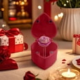 thumbnail image 4 of Valentine's Gift Box With Popping Rose Mechanism For Jewelry Chocolates And Small Presents 6.6 In X 6.2 In X 5 In Cavity Size, 4 of 6