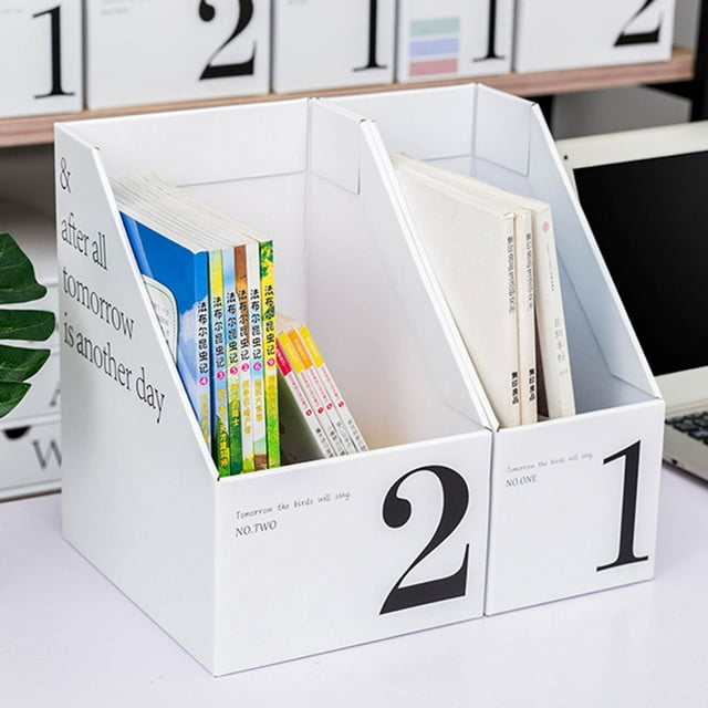 Clasificador de Archivos de Oficina BuyWeek Vertical Organizador de Escritorio Papel