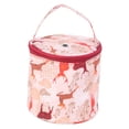 thumbnail image 1 of Agujas de Tejer, Estuche para Lanas Bolsa de Almacenamiento para Tejer con Color Suave para Suéter de Ganchillo para Entusiastas de Tejer para Almacenar Artículos Diversos Y(Tambor pequeño), 1 of 5