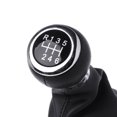 thumbnail image 4 of 6 Speed Leather Car Manual Gear MT Shift Knob Gaitor Boot, 4 of 7