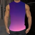thumbnail image 2 of zfhfof Débardeurs Graphiques pour Hommes Motif Imprimé Sans Manches T-Shirts de Musculation Été Col Rond Chemise de Plage Décontractée, 2 of 5