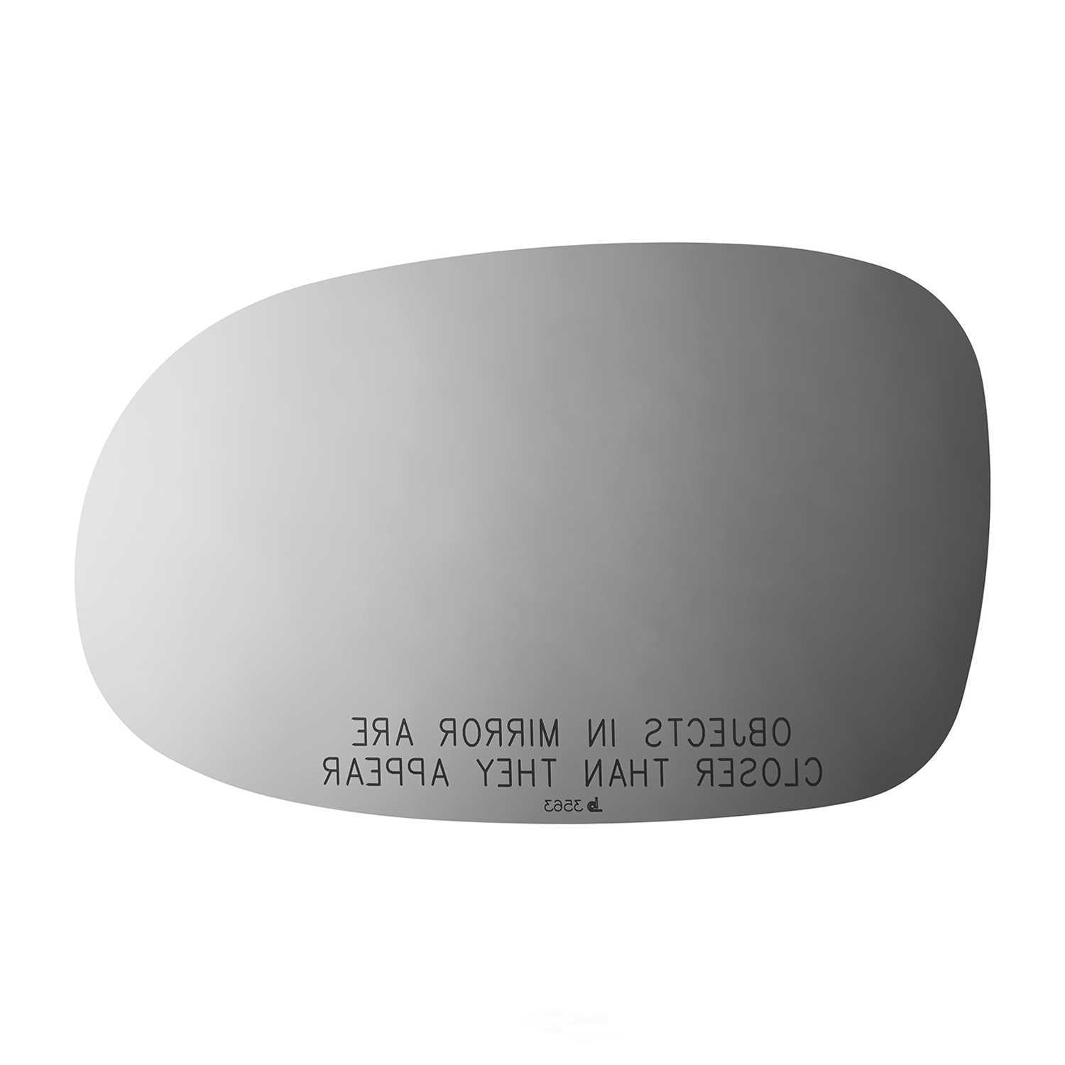 Burco Side View Mirror Replacement Glass - Clear Glass - 3563
