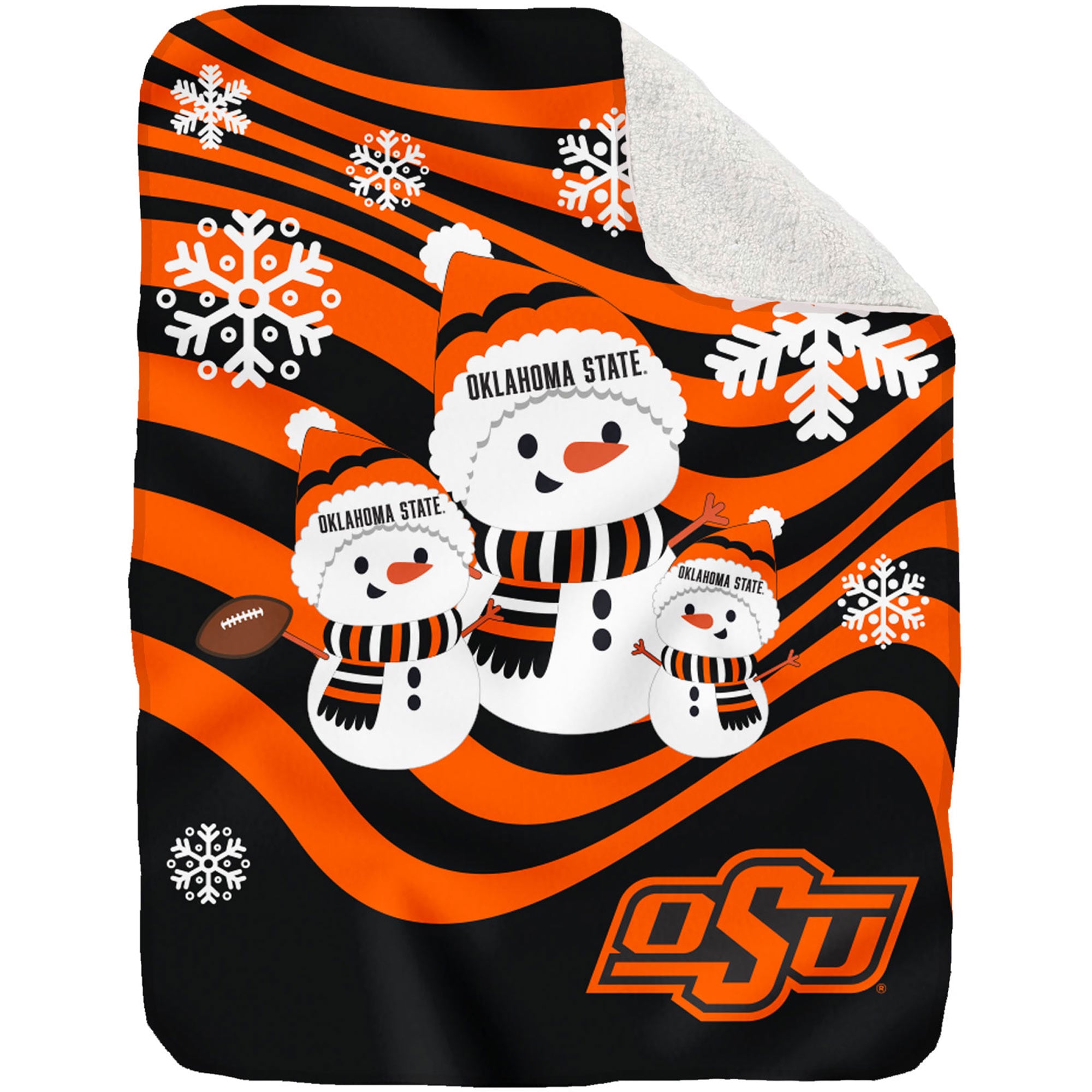 Champion Treasures NCAA Oklahoma State Cowboys Snowman Ornament Sports & Outdoors Ornaments ...