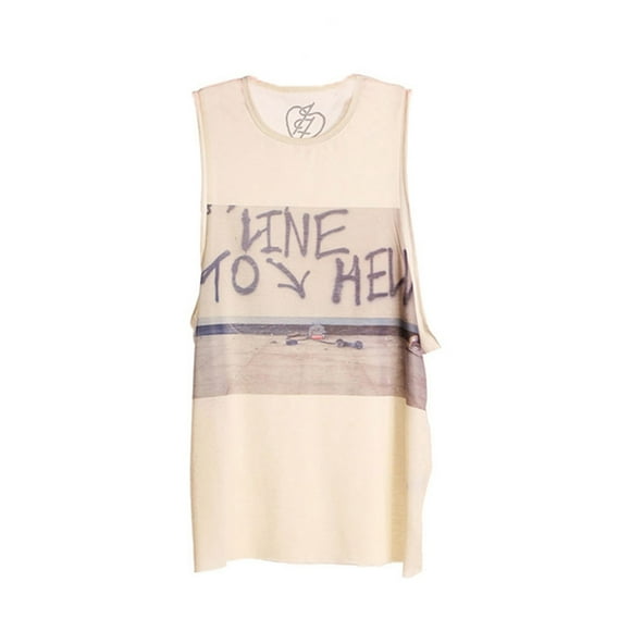 Iron Fist - Line to Hell Juniors Muscle Tank Top - Small