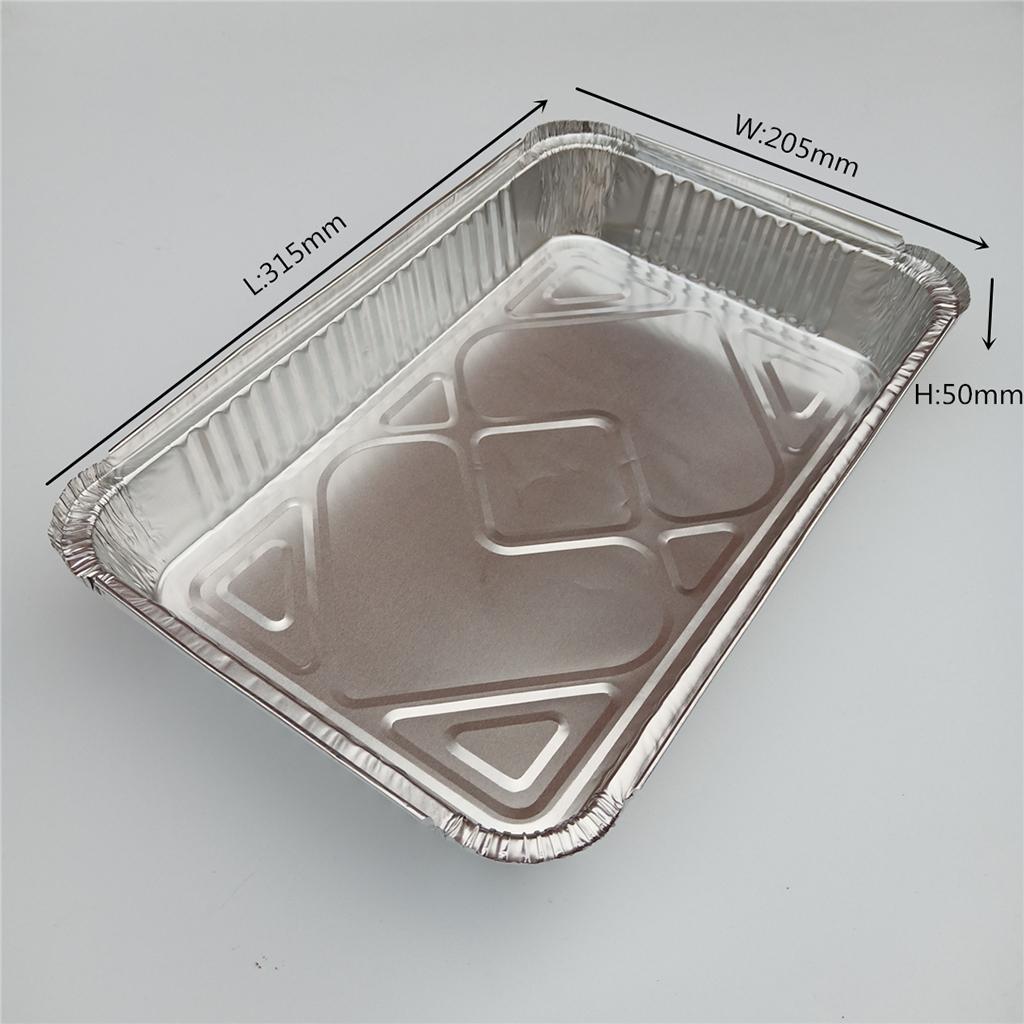 BBQ Drip Pans Aluminum Drip Pans Recyclable Thick, Geat to Grill Meat, Vegetables for BBQ Party, - 10Pcs_2200ml - image 4 of 9