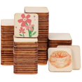 thumbnail image 1 of 300 Pcs Wood Squares Wood Pieces Unfinished Wood Crafts Wood Slices Wooden Squares For Crafts Decorations, 1 of 3
