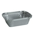 thumbnail image 1 of 1 Lb Oblong Foil Take-out Container | 500/case, 1 of 2