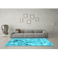 thumbnail image 3 of Ahgly Company Indoor Rectangle Oriental Light Blue Industrial Area Rugs, 5' x 8', 3 of 4