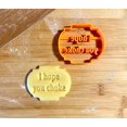 thumbnail image 1 of Moldes para galletas de 4 piezas con letras en inglés con los mejores deseos, 1 of 2
