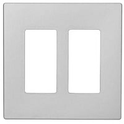 Eaton PJS262SG-SP-L Wallplate 2G Deco Screwless Mid SG