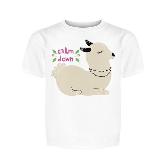 Calm Down Llama Tee Girl's -Image by Shutterstock