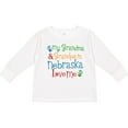 thumbnail image 3 of Inktastic Nebraska Grandma Loves Me Boys or Girls Long Sleeve Toddler T-Shirt, 3 of 5