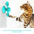 thumbnail image 3 of Pet Windmill Turntable Teasing Toys Scratching Tickle Toys Suction Cup Rotatable Windwill, Lake Blue, 3 of 9