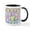 White/Black Inside, variant on CafePress - Pastel Colored Easter Eggs Mugs - 11 oz Ceramic Mug - Novelty Coffee Tea Cup