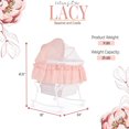 thumbnail image 2 of Dream On Me Lacy, Portable 2-in-1 Bassinet and Cradle, #442, 2 of 9