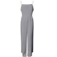 thumbnail image 4 of Fesfesfes jumpsuits for women Casual Solid Color Long Playsuit Loose Lady Pearl Suspender Jumpsuit, 4 of 4
