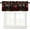 Style-1, variant on Wine Kitchen Curtains Valance, Rustic Grape Themed Curtains Farmhouse Fruit Barrels Wall Vintage Winery Art Rod Pocket Window Valance, for Bedroom Living Room Cafe 1 Panels W54xL18in