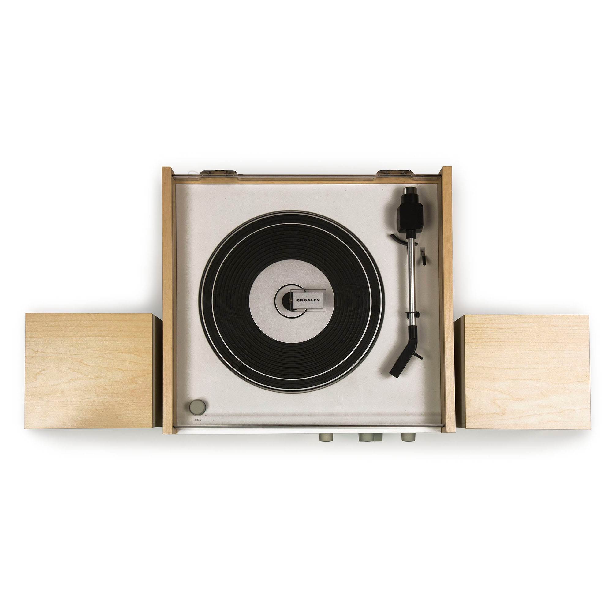Crosley Switch II Belt Driven 2 Speed Turntable Record Player Shelf System
