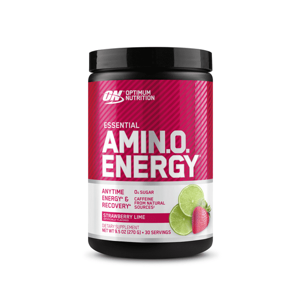 Optimum Nutrition, Essential Amino Energy, Strawberry Lime, 9.5 oz, 30 Servings