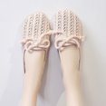 thumbnail image 4 of Oyedens Loafer Flats for Women Girls Beach Travel Rattan Slip on Walking Loafers Penny Flat Shoes, 4 of 5