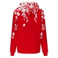thumbnail image 4 of TIMIFIS Chandails en Molleton pour Femmes Automne Hiver Mode Manches Longues Imprimé Graphique Chandails en Molleton Décontractés à Capuche avec Poche, 4 of 5