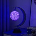 thumbnail image 1 of Luz decorativa LED con forma de estrella y luna, luz de Navidad con forma de manzana, regalo de cumpleaños, cuerda de cáñamo hecha a mano, luz de noche de hierro USB, 1 of 6