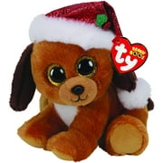 New TY Beanie Boos - Howlidays The Dog Christmas Edition (Glitter Eyes) Small 6" Plush