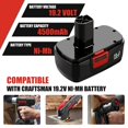 thumbnail image 3 of Batería OHYES BAT 19,2 V 4,5 Ah, paquete de 2 para Craftsman, 3 of 7