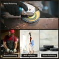 thumbnail image 6 of 50 Pack Sanding Disc Kit 9 Inch 60/80/120/150/240 Grit 8 Hole Hook and Loop Random Orbital Sandpaper for Drywall Sander Wood Metal, 6 of 6