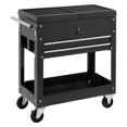 thumbnail image 3 of Costway Rolling Mechanics Tool Cart Slide Top Utility Storage Cabinet Organizer 2 Drawer, 3 of 8