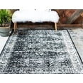 thumbnail image 3 of Unique Loom 3134678 2 x 3 ft. Imperial Bosphorus Rectangular Rug, Black, 3 of 5