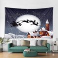 thumbnail image 1 of Venta al por mayor Navidad DIY 3D impreso digital karol g Santa Claus trineo Reno tapiz Navidad decorar, 1 of 4