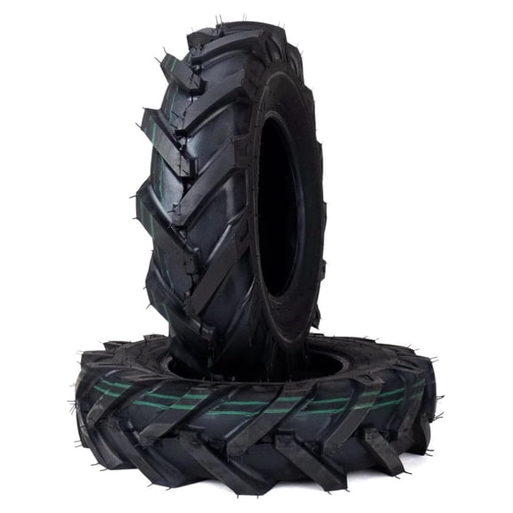(2) Tiller Tires 4.8x4x8 4.8x4-8 4.80-4.00-8 480/400-8 Ag Tread 4 Ply