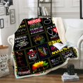 thumbnail image 3 of Nurse Gifts Nurse Throw Blanket RN Gifts for Black Nurses,Nurse Gifts for Women,School Nurse Gifts,Soft Fluffy Sherpa Warm Throw Blankets for Bed, Office and Couch, 3 of 6