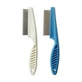 thumbnail image 1 of 2pc Pet Hair Grooming Comb Flea Shedding Brush Puppy Dog Stainless Comb, 1 of 3