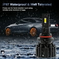 thumbnail image 6 of For Honda Accord 2013-2018 LED Headlight 9005 High + H11 Low Beam Kit 4Pcs 6000K 14000LM Bright White, 6 of 13