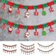 thumbnail image 2 of Bandera de pared de Navidad, decoraciones navideñas, colgantes, pantallas de ventana, colgantes de techo, Bandera de Navidad, 2,7 m, 2 of 4