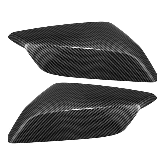 Unique Bargains 1 Pair Door Mirror Cap Overlay Carbon Fiber Pattern for Chevrolet Malibu 2016-2020 No.84026842/84026841