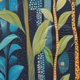 thumbnail image 4 of Yayeee Shower Curtain with Hooks 72"x72" Waterproof Fabric Bathroom Hanging Decor, Orange Colorful Flowers, 4 of 5