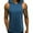Blue, variant on Men Sports Gym Vest Tops Plain Tank Top Hoodie Fitness Pullover Sleeveless Sweatshirt Vest