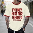 thumbnail image 2 of Retro Tone Streetwear Graphic Jersey, Men’s Casual Game Day Tee, Lightweight Everyday Fashion Top, 2 of 4