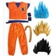 thumbnail image 3 of Disfraces de Halloween para niños y adultos, ropa Z, traje de Goku, disfraces de cosplay, parte superior, pantalón, cinturón, cola, muñeca y peluca, 3 of 5