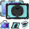thumbnail image 2 of for Lenovo Tab 10.1/ Tab K10C Case 10.1 inch 2025, 360 Rotating Shockproof Cover with Stand, Handle, Shoulder Strap, Sky Blue Panel, 2 of 7