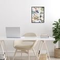 thumbnail image 3 of Stupell Industries Modern Expressive Composition Brushstrokes Black Framed Giclee Art, 11 x 14, by Lisa Ridgers, 3 of 8